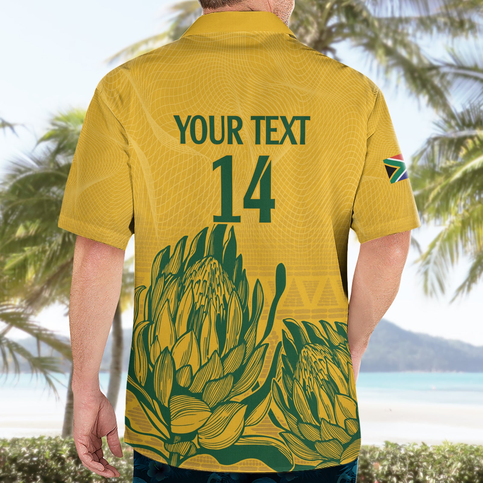 Custom South Africa Cricket Hawaiian Shirt 2024 African Pattern Go Proteas - Vibe Hoodie Shop