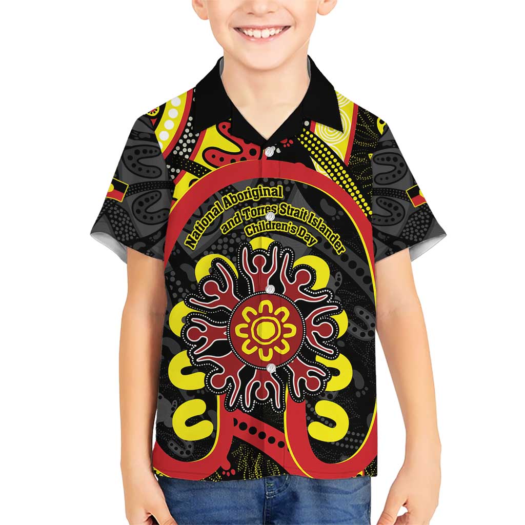 Australia Indigenous Children's Day Hawaiian Shirt Strong In Culture Stronger Together Aboriginal Art - Vibe Hoodie Shop