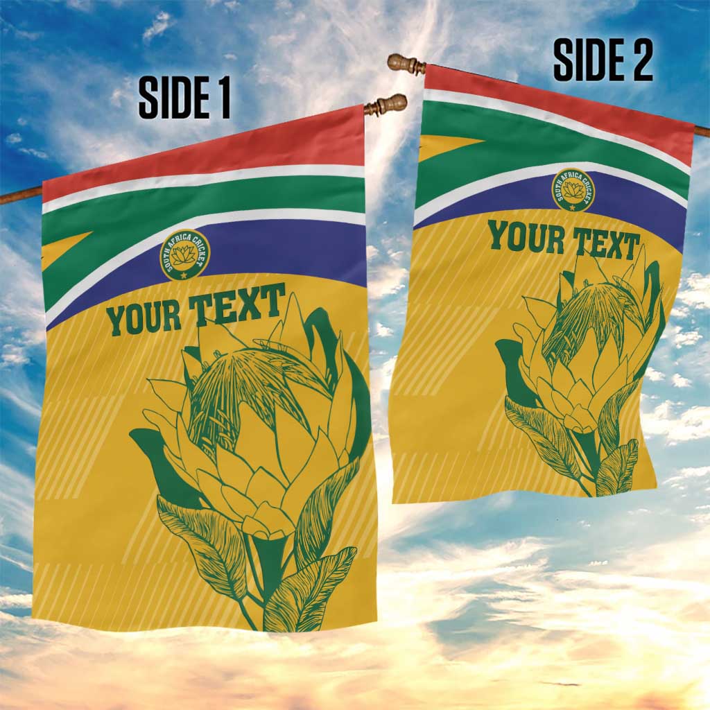 Custom South Africa Cricket Garden Flag Go Champions World Cup Proteas - Vibe Hoodie Shop