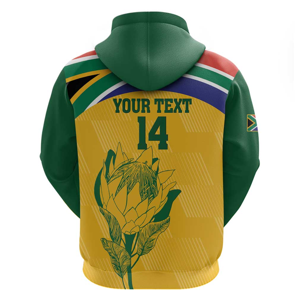 Custom South Africa Cricket Hoodie Go Champions World Cup Proteas - Vibe Hoodie Shop