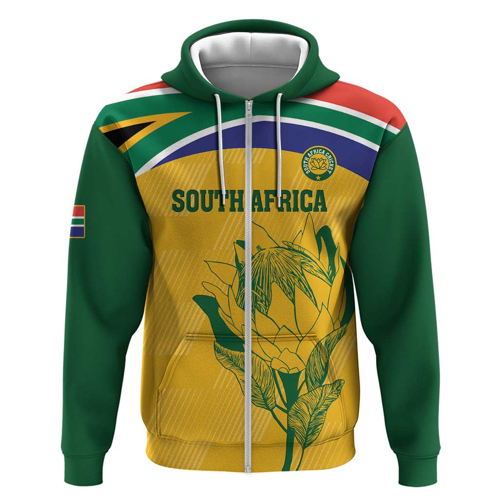 Custom South Africa Cricket Hoodie Go Champions World Cup Proteas - Vibe Hoodie Shop