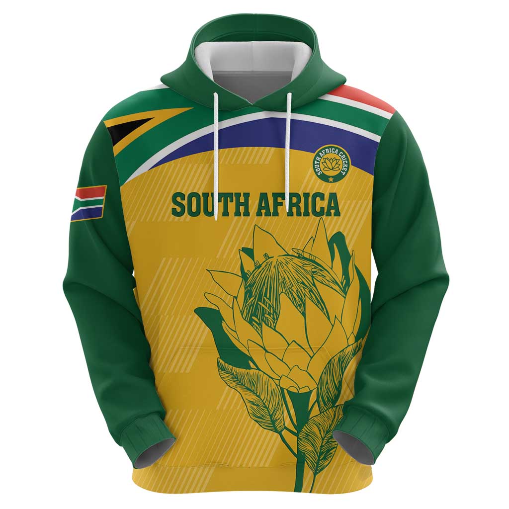 Custom South Africa Cricket Hoodie Go Champions World Cup Proteas - Vibe Hoodie Shop