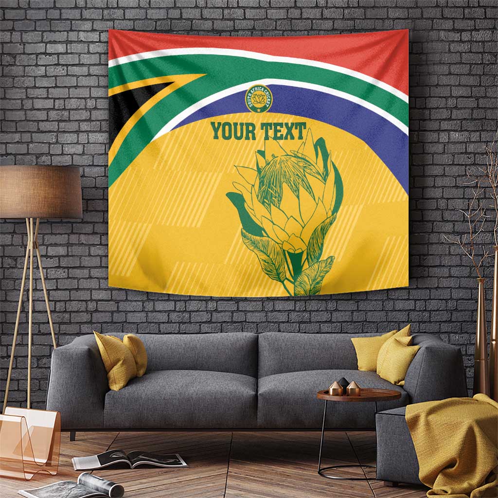 Custom South Africa Cricket Tapestry Go Champions World Cup Proteas - Vibe Hoodie Shop