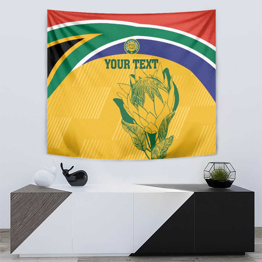 Custom South Africa Cricket Tapestry Go Champions World Cup Proteas - Vibe Hoodie Shop