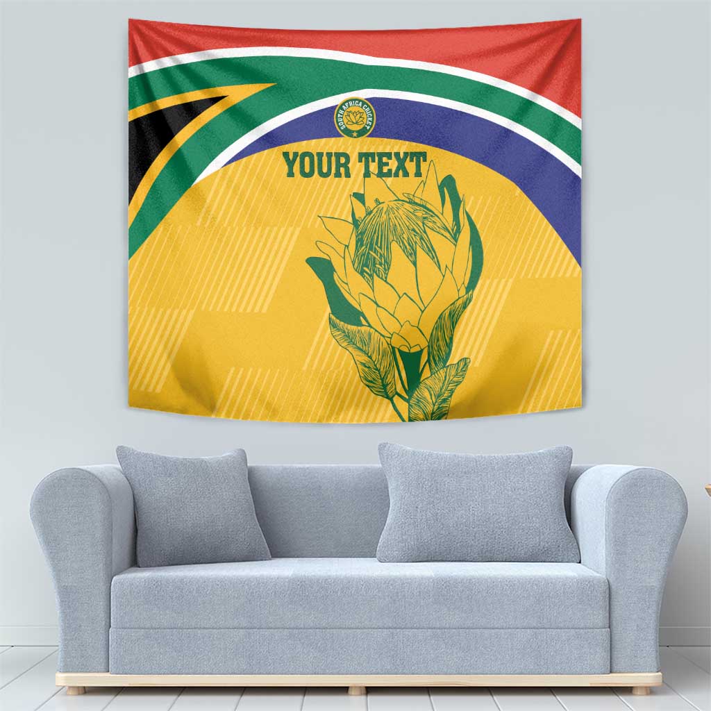 Custom South Africa Cricket Tapestry Go Champions World Cup Proteas - Vibe Hoodie Shop