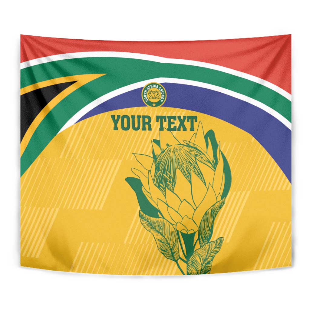 Custom South Africa Cricket Tapestry Go Champions World Cup Proteas - Vibe Hoodie Shop