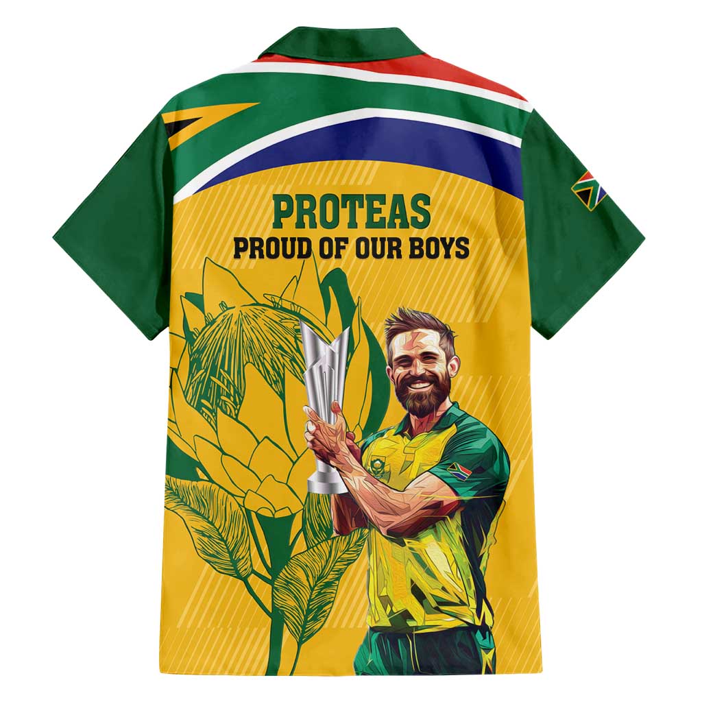 South Africa Cricket Hawaiian Shirt 1st Champions World Cup Proud Of Our Boys - Vibe Hoodie Shop