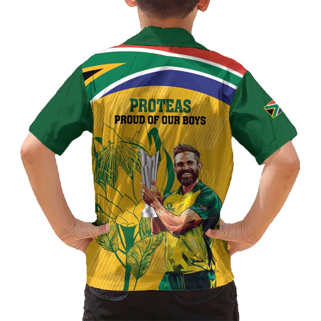 South Africa Cricket Hawaiian Shirt 1st Champions World Cup Proud Of Our Boys - Vibe Hoodie Shop