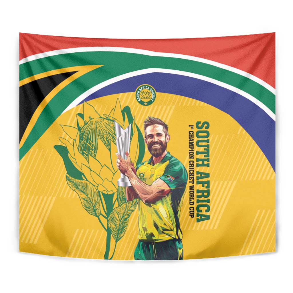 South Africa Cricket Tapestry 1st Champions World Cup Proud Of Our Boys - Vibe Hoodie Shop