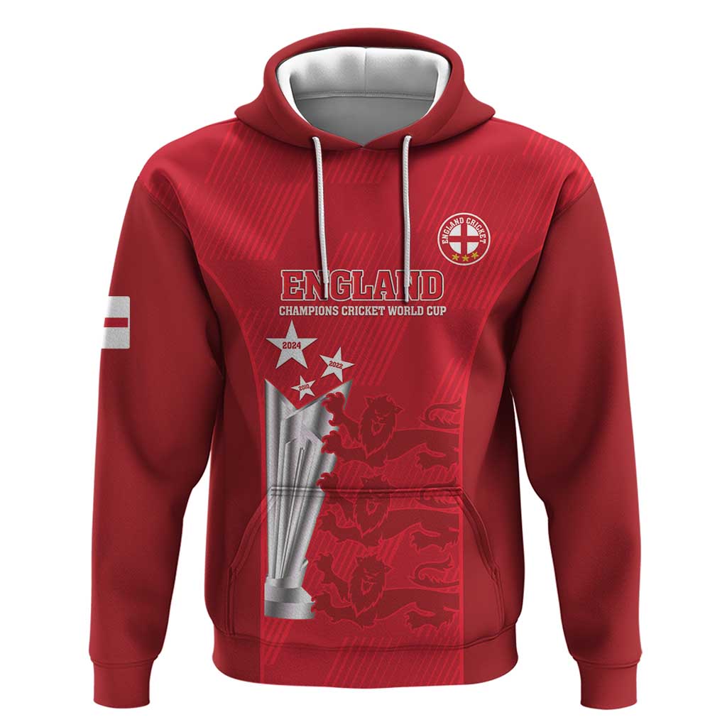 Custom England Cricket Hoodie 3rd Champions World Cup Proud - Vibe Hoodie Shop