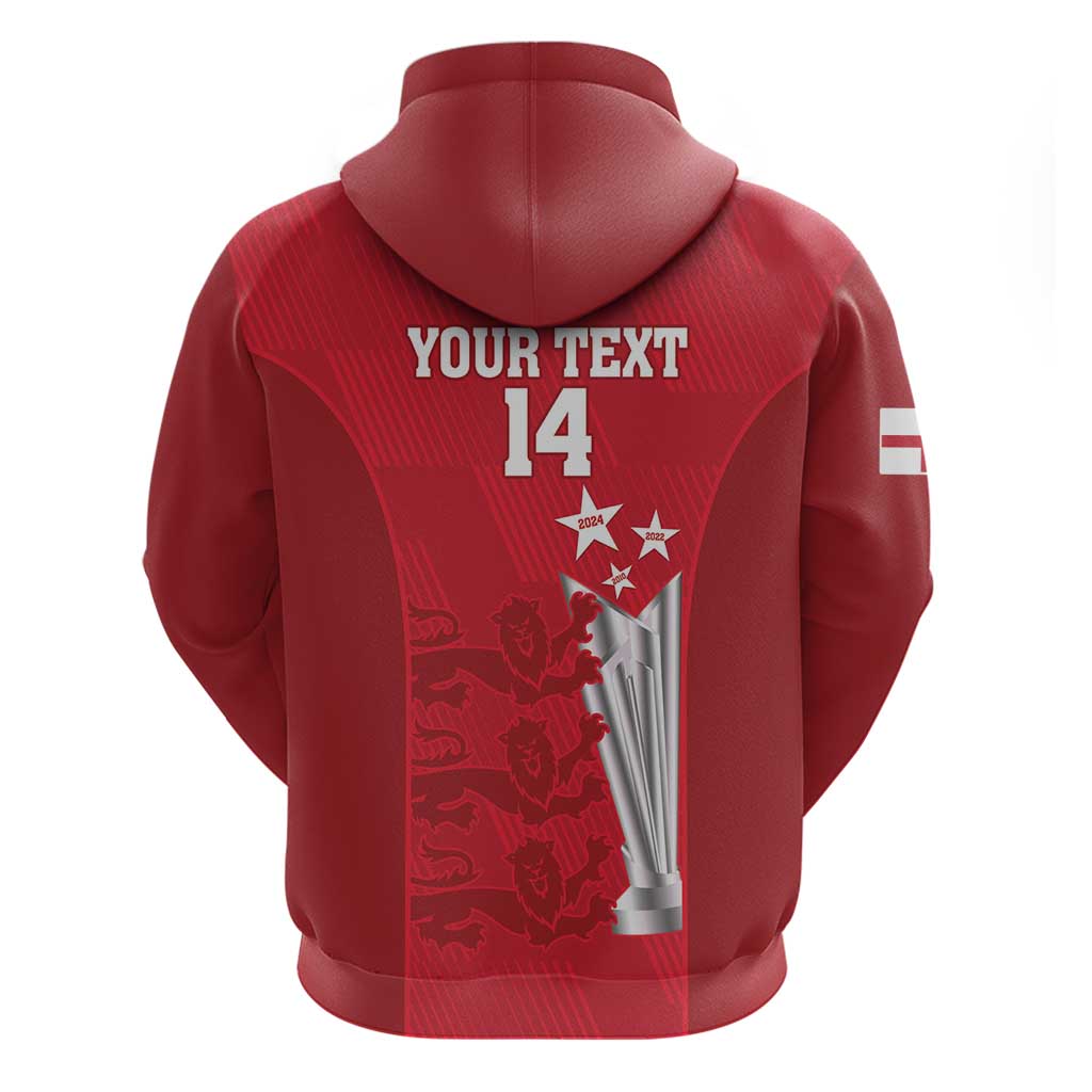 Custom England Cricket Hoodie 3rd Champions World Cup Proud - Vibe Hoodie Shop