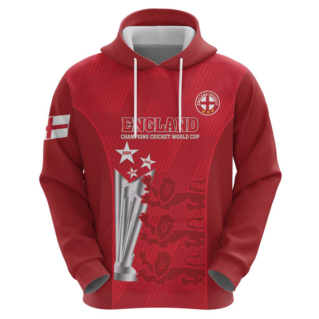 Custom England Cricket Hoodie 3rd Champions World Cup Proud - Vibe Hoodie Shop