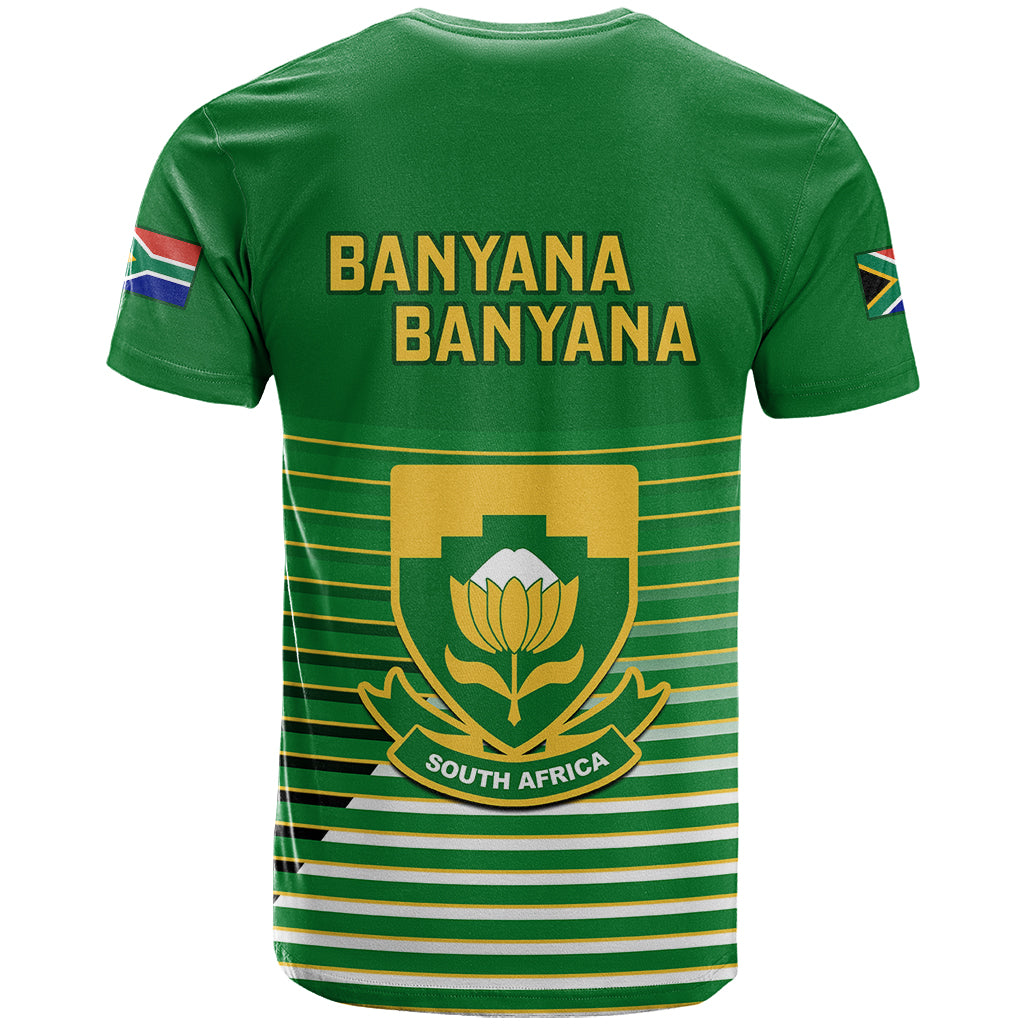 South Africa Soccer T Shirt 2023 World Cup Go Banyana Banyana Green - Vibe Hoodie Shop