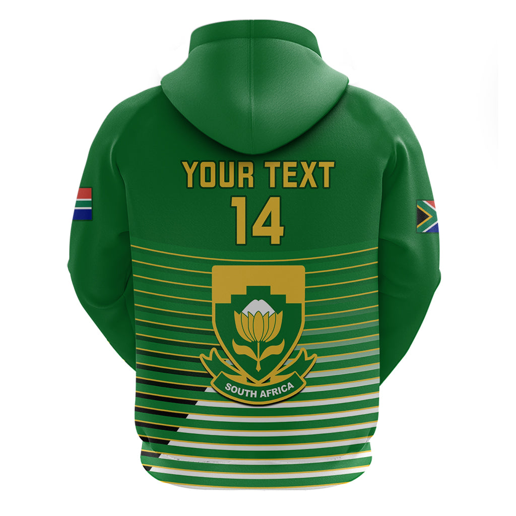 Custom South Africa Soccer Hoodie 2023 World Cup Go Banyana Banyana Green - Vibe Hoodie Shop