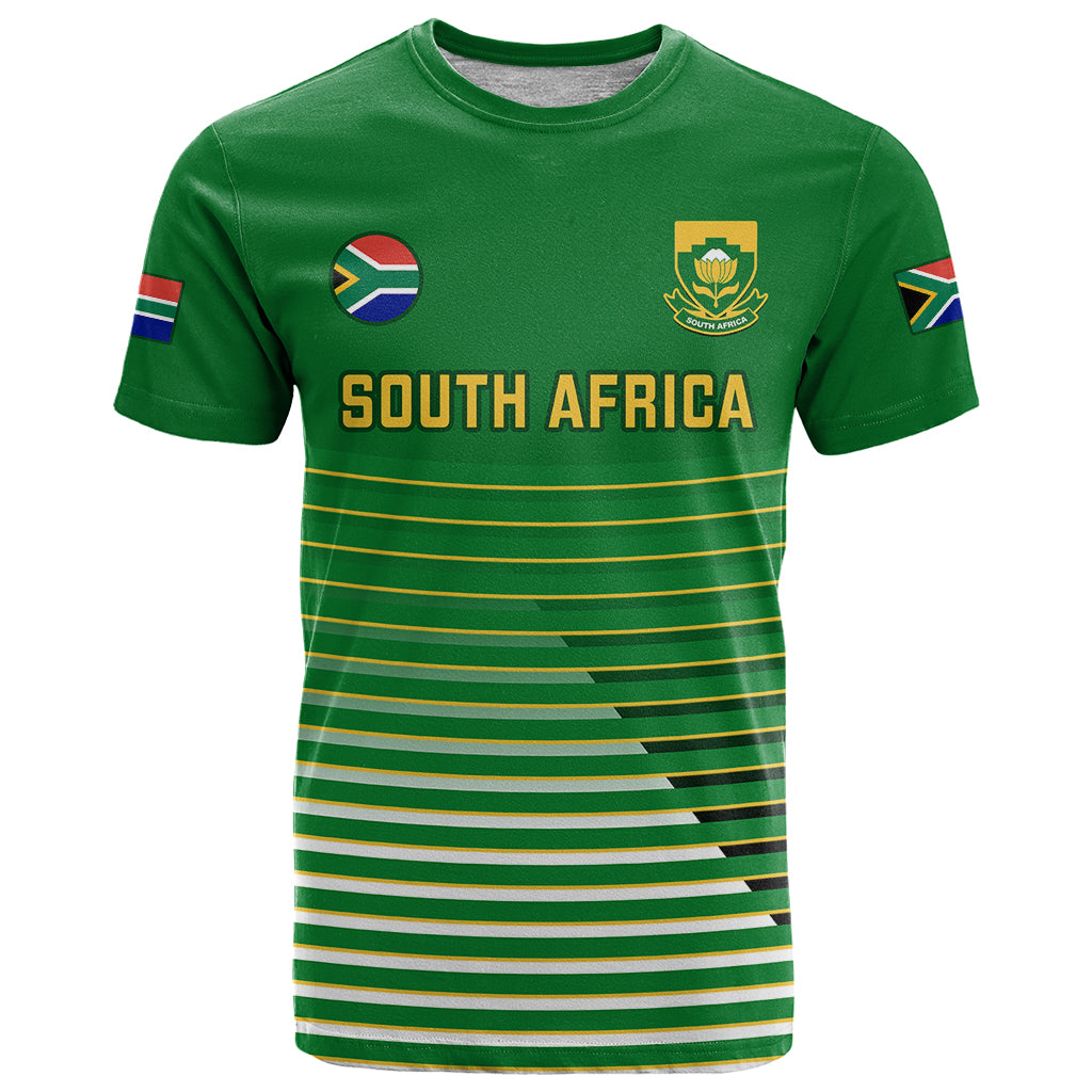 Custom South Africa Soccer T Shirt 2023 World Cup Go Banyana Banyana Green - Vibe Hoodie Shop