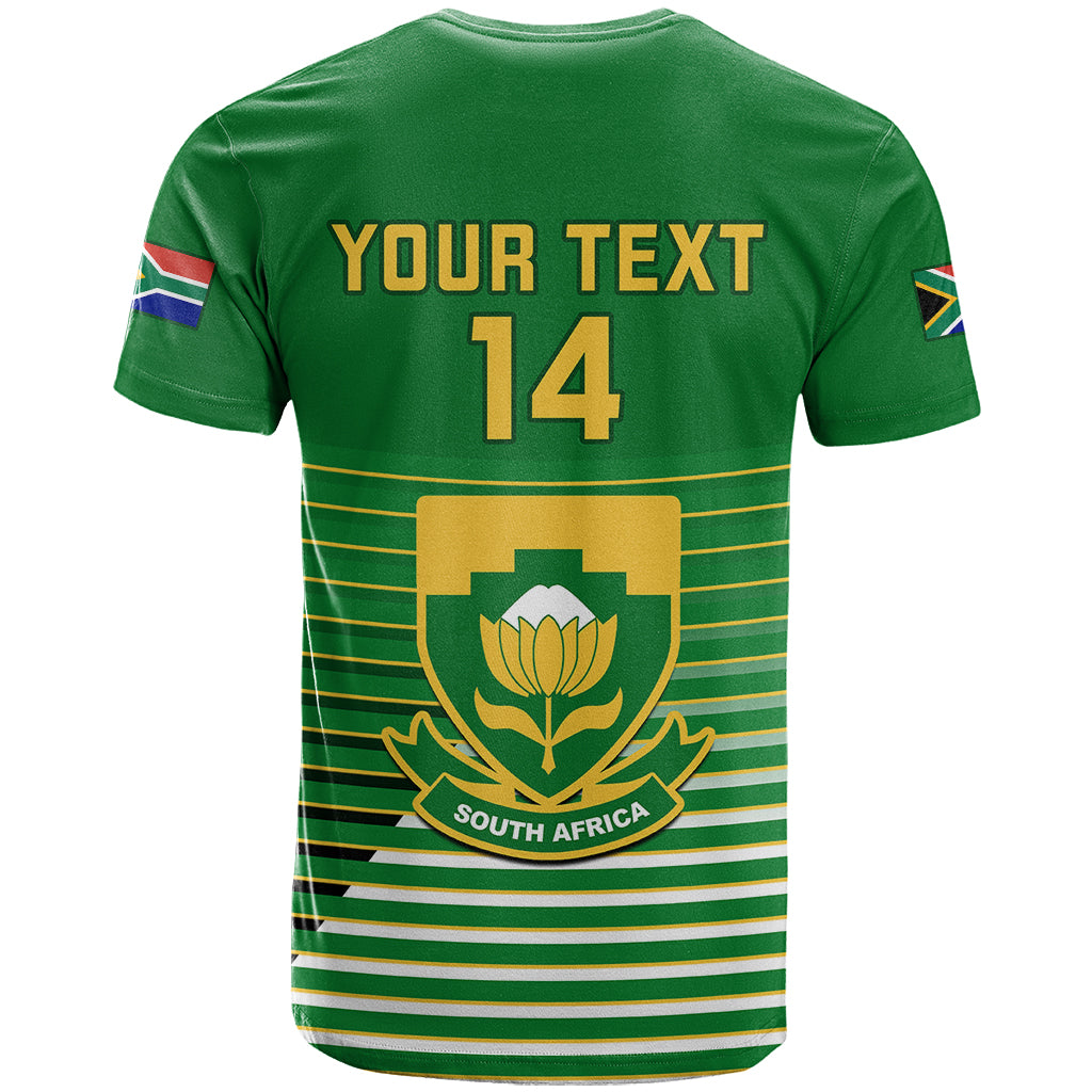 Custom South Africa Soccer T Shirt 2023 World Cup Go Banyana Banyana Green - Vibe Hoodie Shop