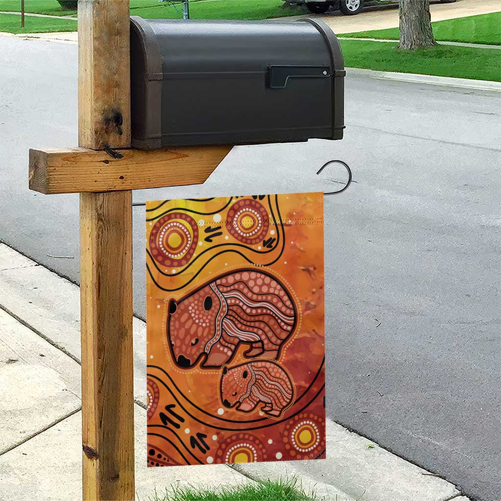 Australia Wombat Garden Flag Indigenous Art - Vibe Hoodie Shop