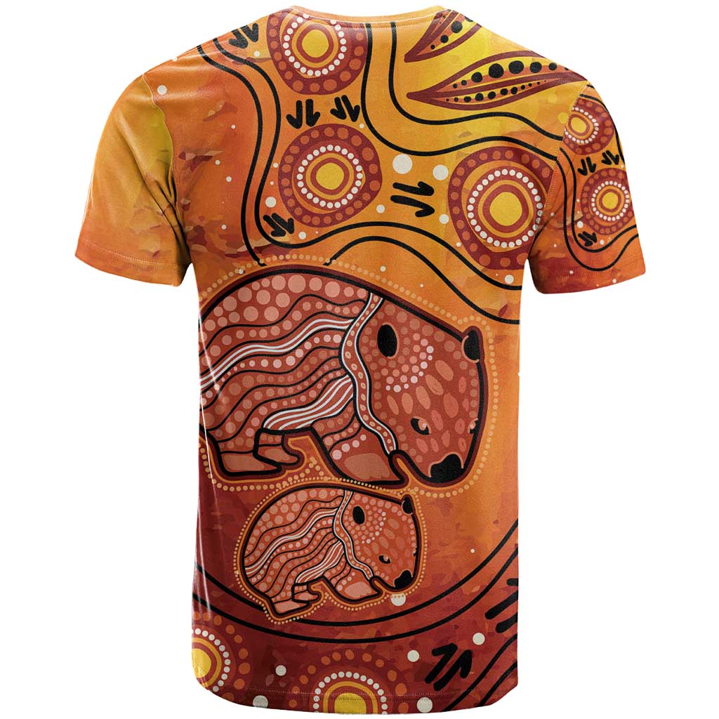 Australia Wombat T Shirt Indigenous Art - Vibe Hoodie Shop