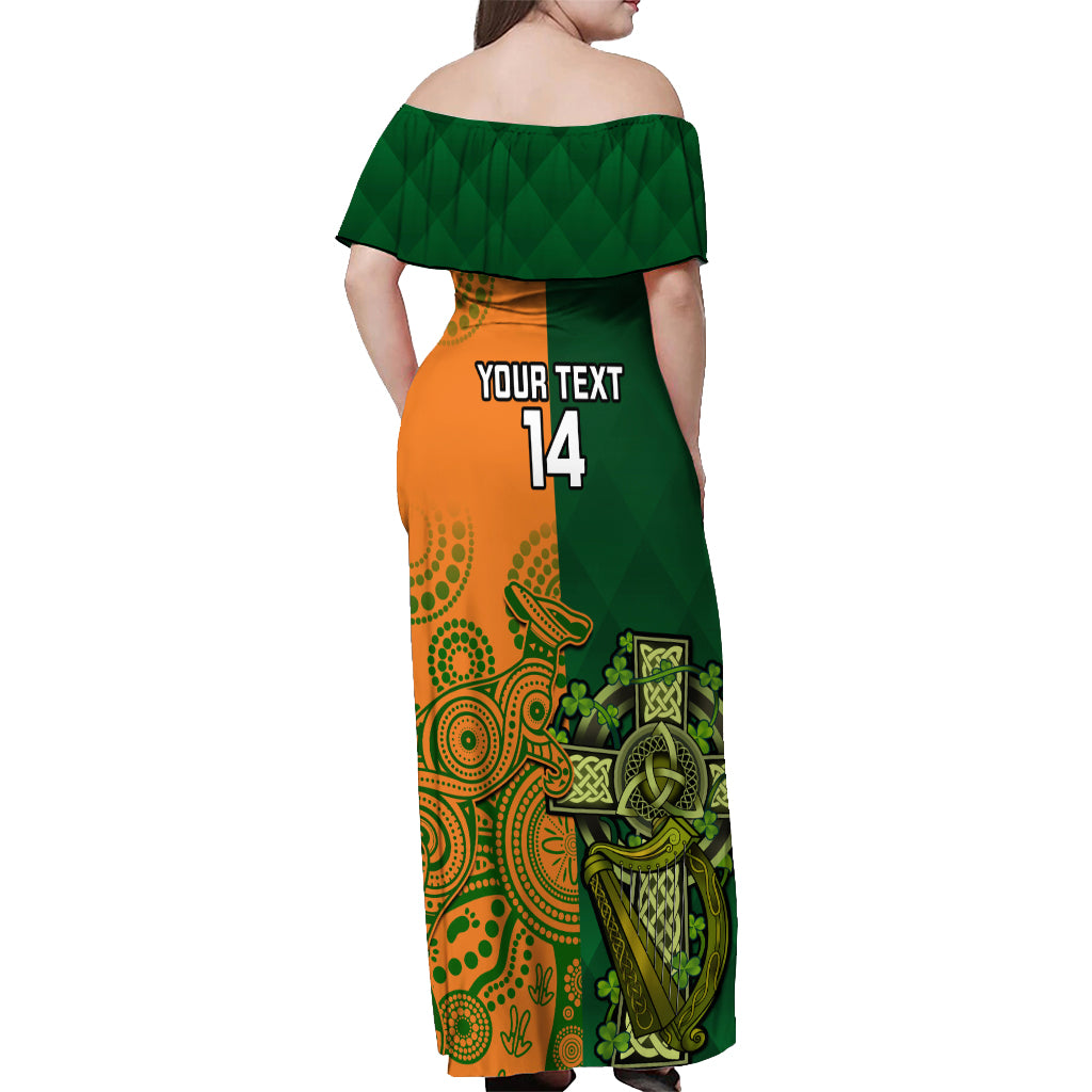 custom-australia-and-ireland-rugby-off-shoulder-maxi-dress-2023-world-cup-walllabies-with-shamrocks