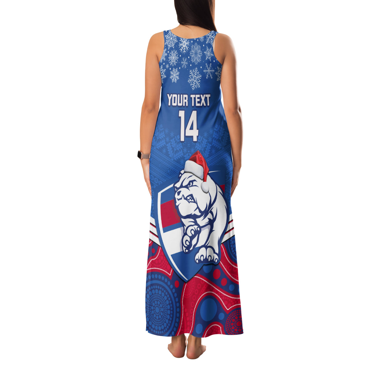 custom-bulldogs-football-christmas-family-matching-tank-maxi-dress-and-hawaiian-shirt-merry-xmas-2023-mix-aboriginal-art