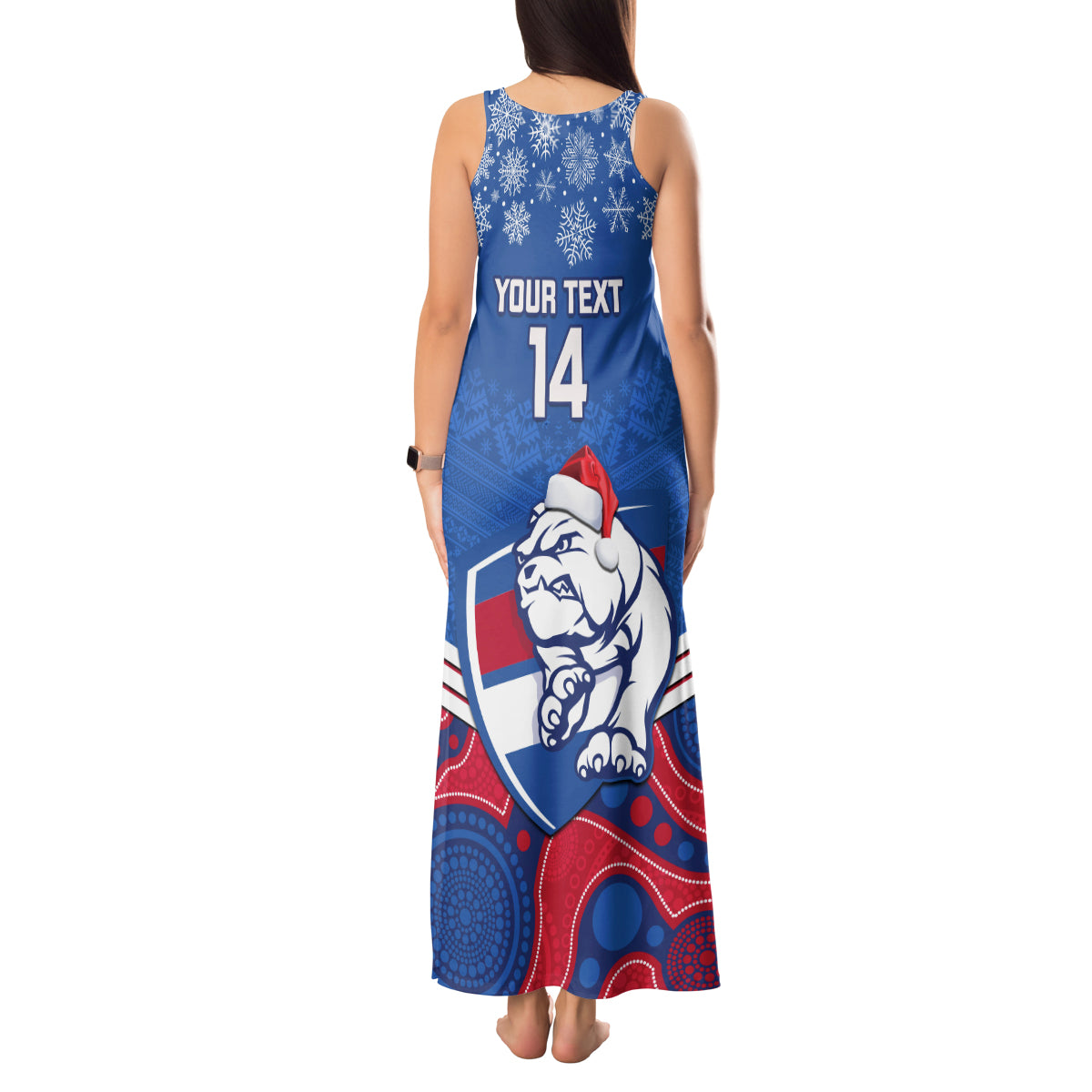 custom-bulldogs-football-christmas-tank-maxi-dress-merry-xmas-2023-mix-aboriginal-art