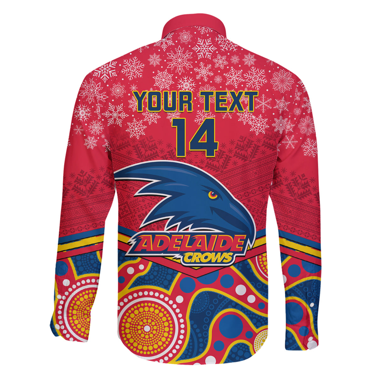 custom-adelaide-crows-football-christmas-family-matching-long-sleeve-bodycon-dress-and-hawaiian-shirt-merry-xmas-2023-mix-aboriginal-art