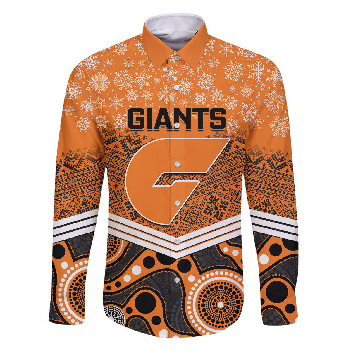 custom-giants-football-christmas-family-matching-long-sleeve-bodycon-dress-and-hawaiian-shirt-merry-xmas-2023-mix-aboriginal-art