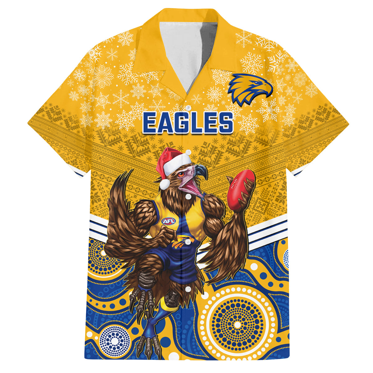 custom-eagles-football-christmas-family-matching-long-sleeve-bodycon-dress-and-hawaiian-shirt-merry-xmas-2023-mix-aboriginal-art