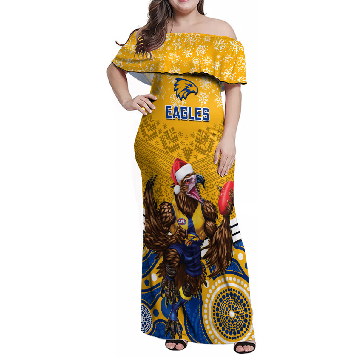 custom-eagles-football-christmas-family-matching-off-shoulder-maxi-dress-and-hawaiian-shirt-merry-xmas-2023-mix-aboriginal-art