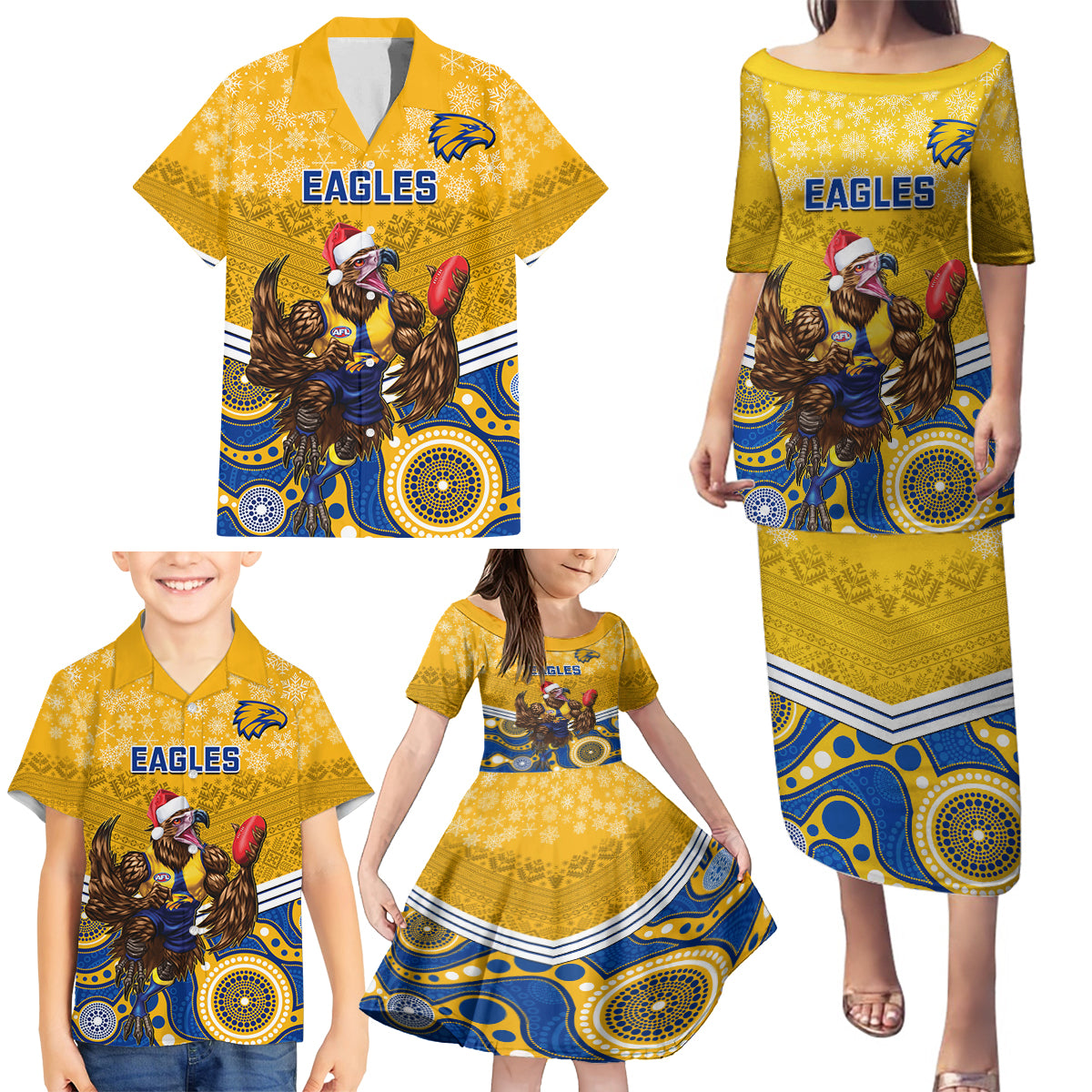 custom-eagles-football-christmas-family-matching-puletasi-dress-and-hawaiian-shirt-merry-xmas-2023-mix-aboriginal-art