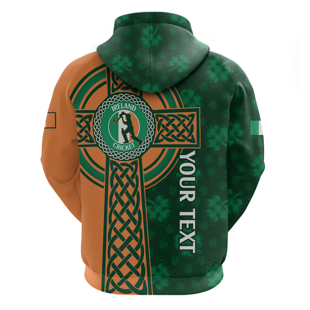 Custom Ireland Cricket Hoodie 2024 Celtic Shamrock Go Champions - Vibe Hoodie Shop