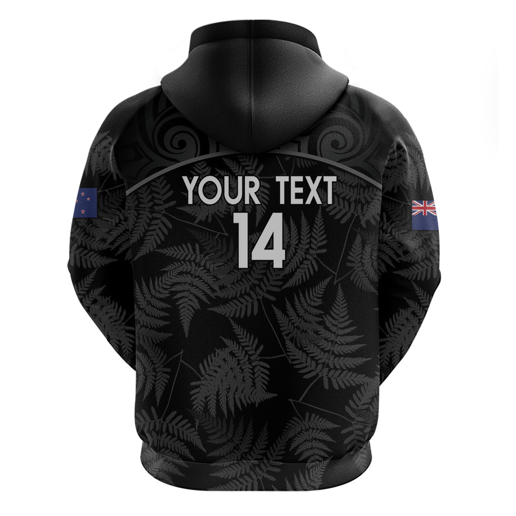 Custom New Zealand Silver Fern Football Hoodie Summer 2024 Olympic Go Aotearoa - Vibe Hoodie Shop