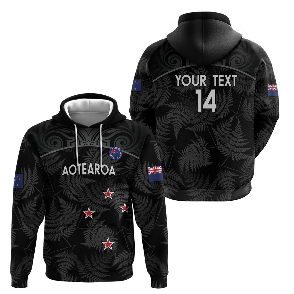 Custom New Zealand Silver Fern Football Hoodie Summer 2024 Olympic Go Aotearoa - Vibe Hoodie Shop