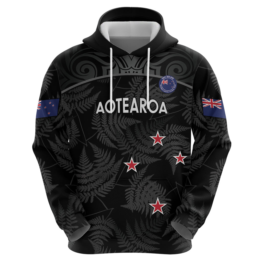Custom New Zealand Silver Fern Football Hoodie Summer 2024 Olympic Go Aotearoa - Vibe Hoodie Shop