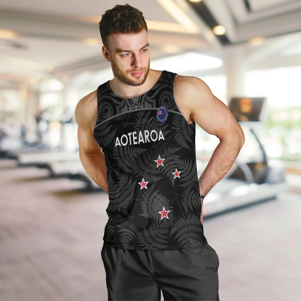 Custom New Zealand Silver Fern Football Men Tank Top Summer 2024 Olympic Go Aotearoa - Vibe Hoodie Shop