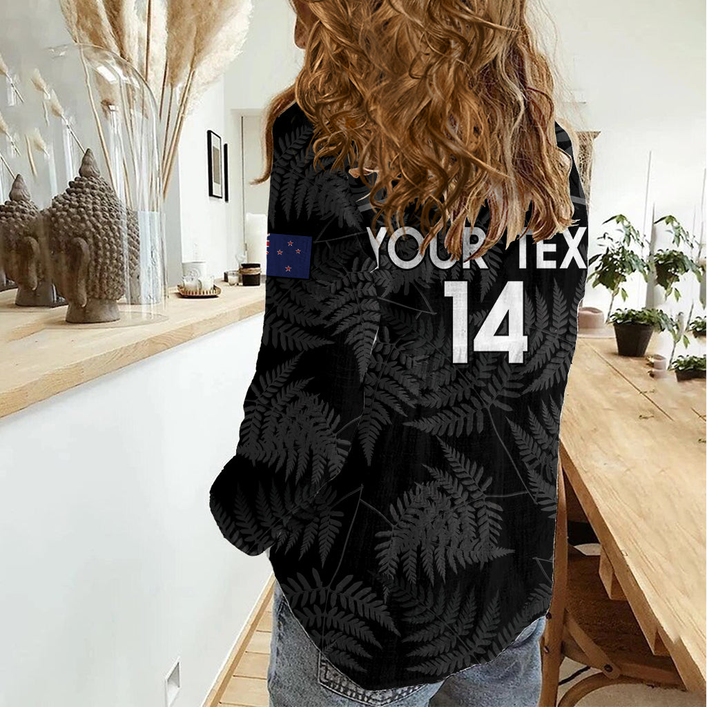 Custom New Zealand Silver Fern Football Women Casual Shirt Summer 2024 Olympic Go Aotearoa - Vibe Hoodie Shop