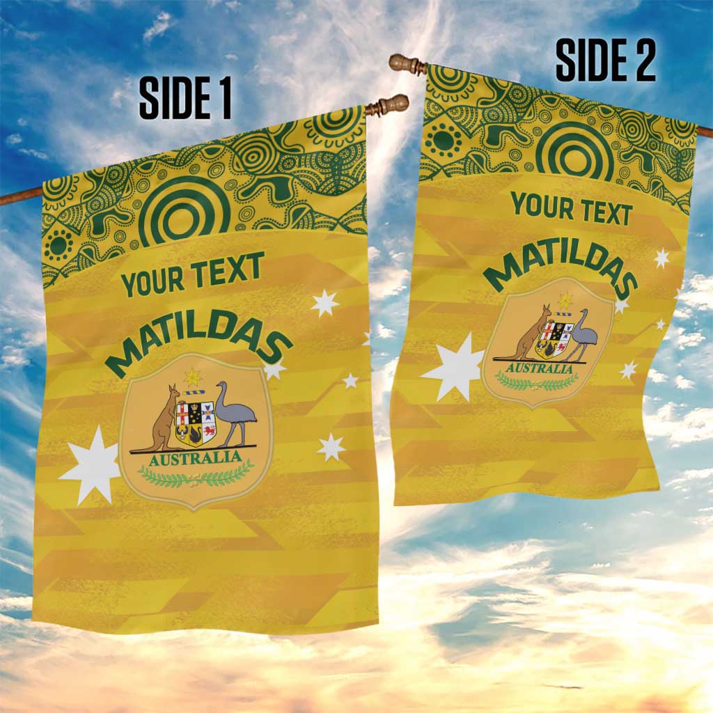 Custom Australia Matildas Garden Flag National Color Indigenous Art - Vibe Hoodie Shop