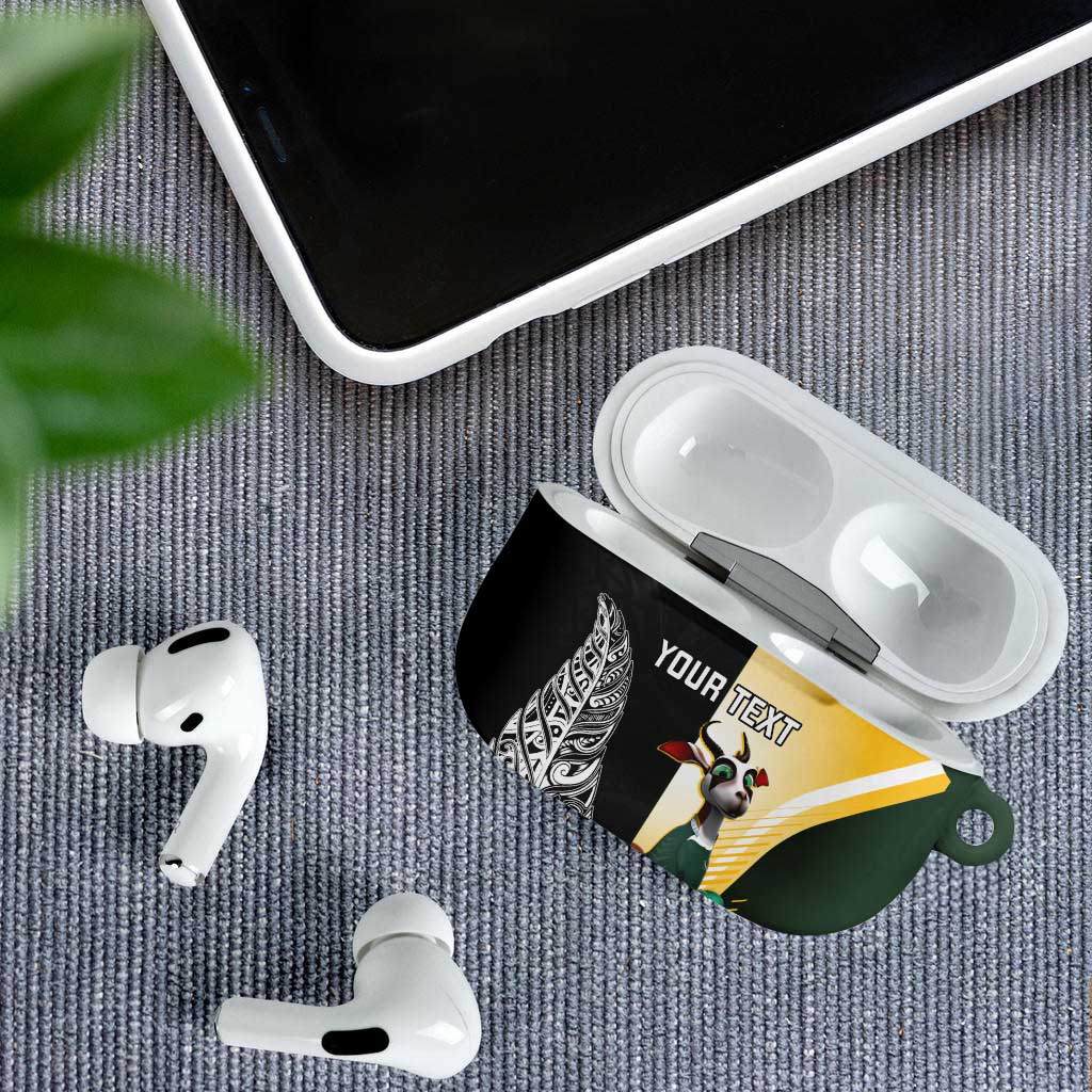 New Zealand and South Africa Rugby Custom AirPods Case Maori Silver Fern Springbok Together - Vibe Hoodie