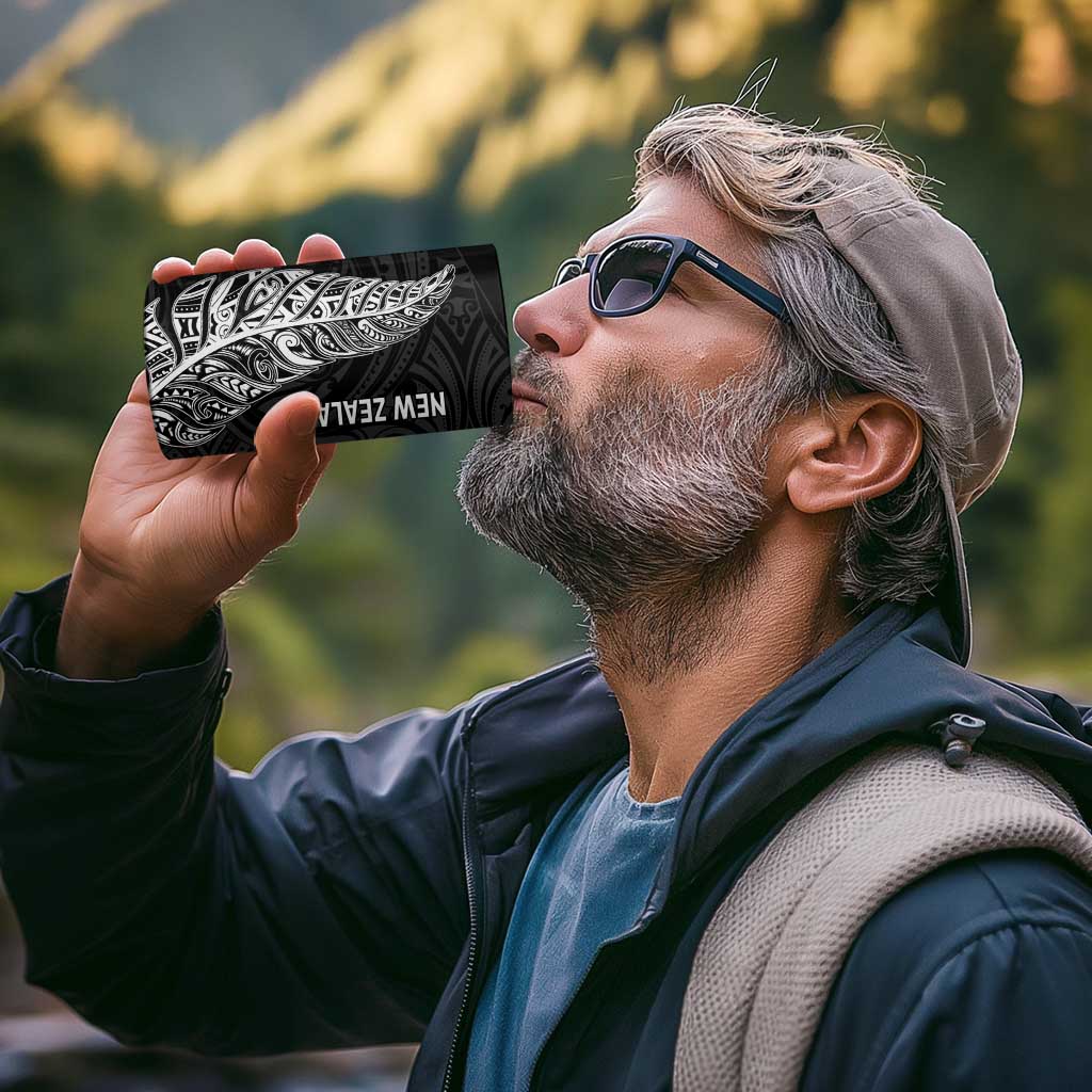 New Zealand and South Africa Rugby 4 in 1 Can Cooler Tumbler Maori Silver Fern Springbok Together - Vibe Hoodie