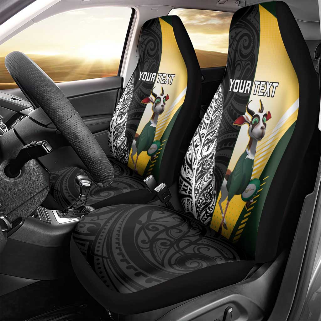 New Zealand and South Africa Rugby Custom Car Seat Cover Maori Silver Fern Springbok Together - Vibe Hoodie