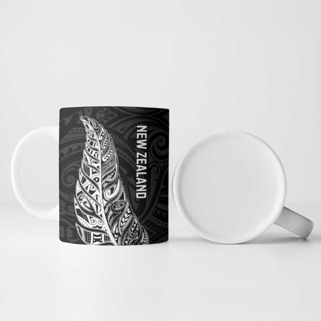 New Zealand and South Africa Rugby Ceramic Mug Maori Silver Fern Springbok Together - Vibe Hoodie