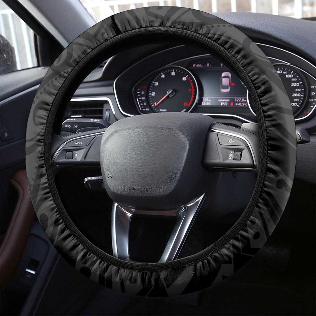 New Zealand and South Africa Rugby Steering Wheel Cover Maori Silver Fern Springbok Together - Vibe Hoodie