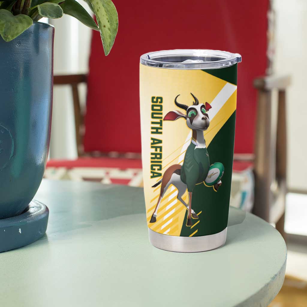 New Zealand and South Africa Rugby Tumbler Cup Maori Silver Fern Springbok Together - Vibe Hoodie