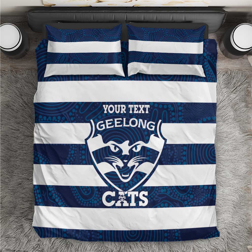AFL Cats Football Custom Bedding Set Geelong Proud Indigenous Art - Vibe Hoodie