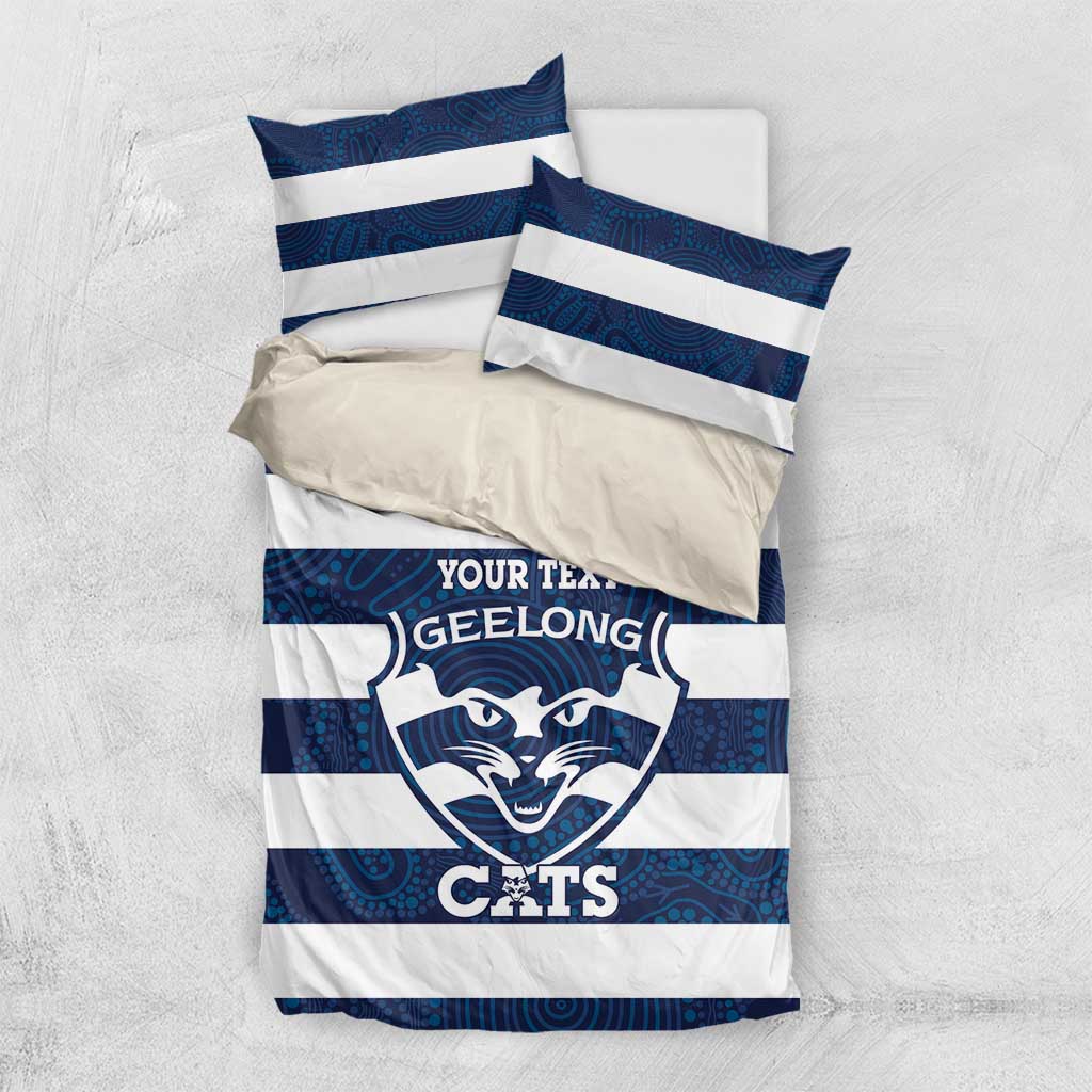 AFL Cats Football Custom Bedding Set Geelong Proud Indigenous Art - Vibe Hoodie
