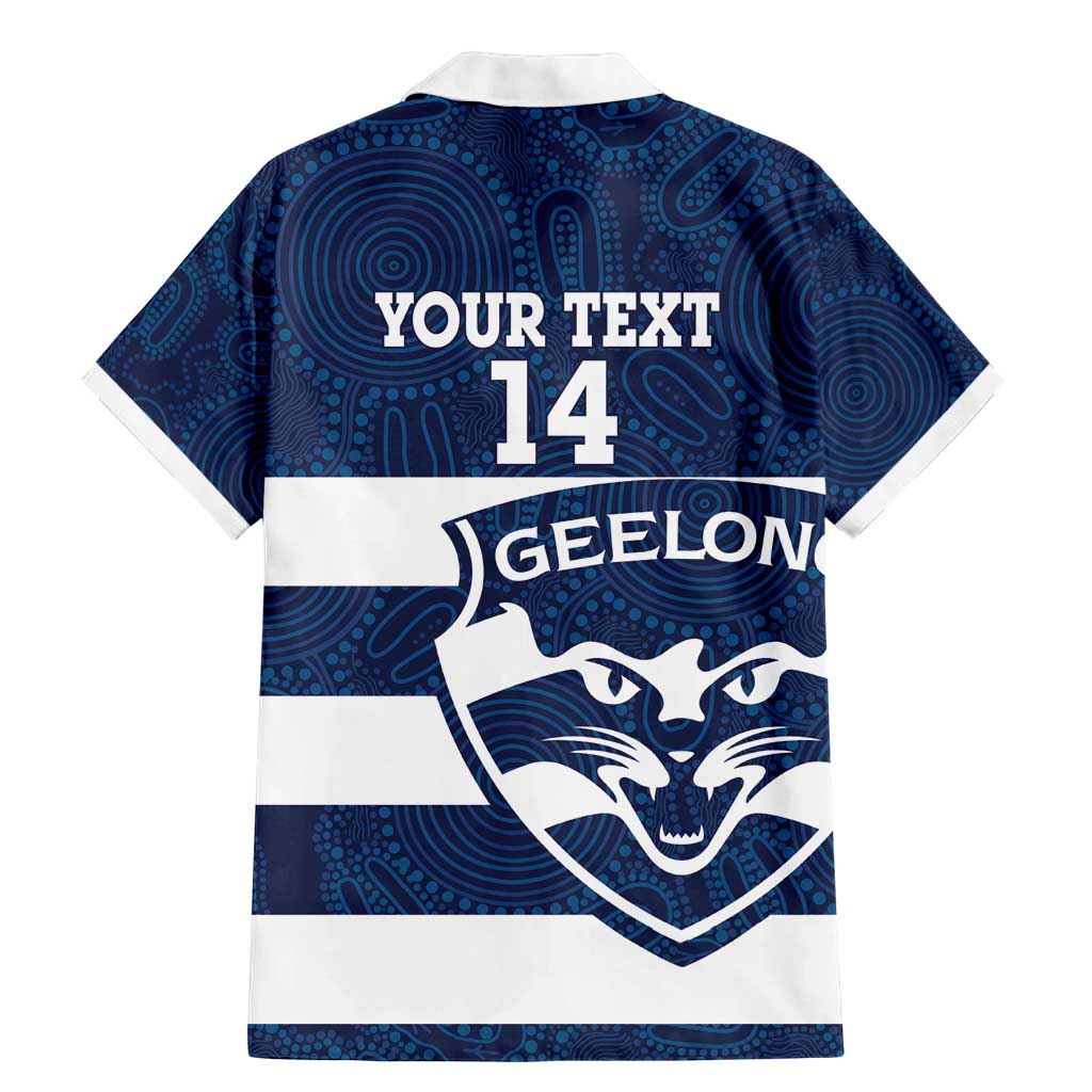 AFL Cats Football Custom Family Matching Mermaid Dress and Hawaiian Shirt Geelong Proud Indigenous Art - Vibe Hoodie