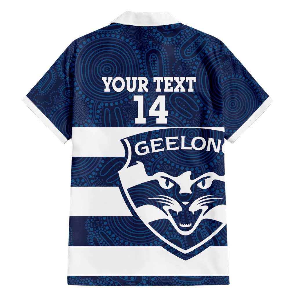 AFL Cats Football Custom Hawaiian Shirt Geelong Proud Indigenous Art - Vibe Hoodie