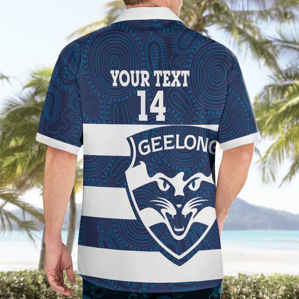 AFL Cats Football Custom Hawaiian Shirt Geelong Proud Indigenous Art - Vibe Hoodie