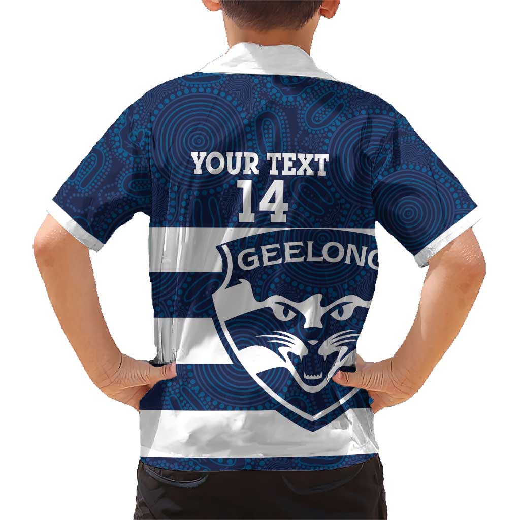 AFL Cats Football Custom Hawaiian Shirt Geelong Proud Indigenous Art - Vibe Hoodie