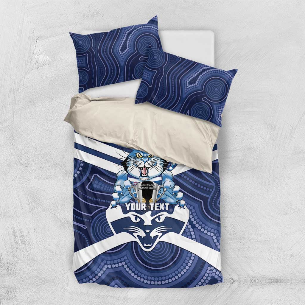 AFL Cats Football Personalised Bedding Set Final Geelong Premiers Trophy Aboriginal - Vibe Hoodie